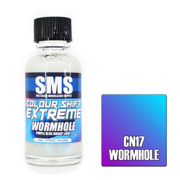 CN17 Colour Shift Extreme WORMHOLE (PURPLE/BLUE/BRIGHT  AQUA) 30ml