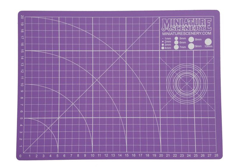 Miniature Scenery - Cutting Mat Purple