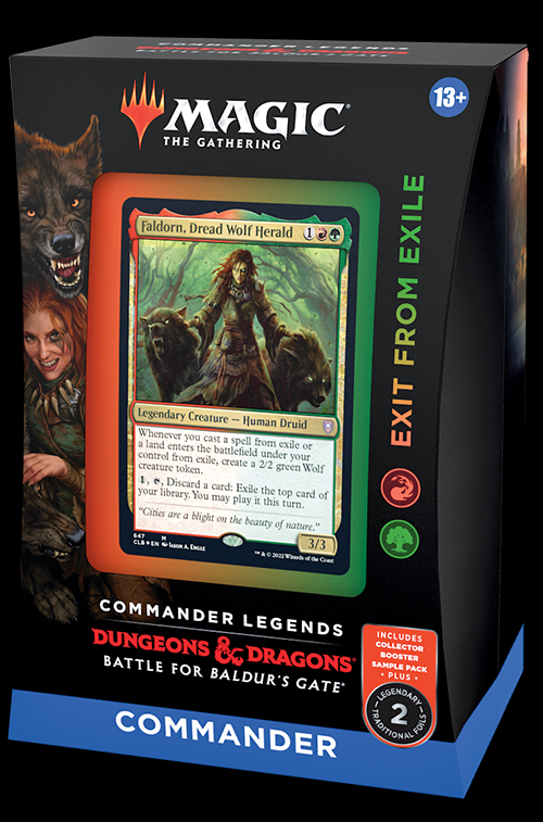 MTG Commander Legends: Battle for Baldur's Gate - Commander Deck - Exi MTG Commander Legends: Battle for Baldur's Gate - Commander Deck - Exi