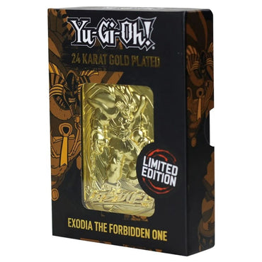 Yu-Gi-Oh! - Exodia The Forbidden One 24K Gold Card