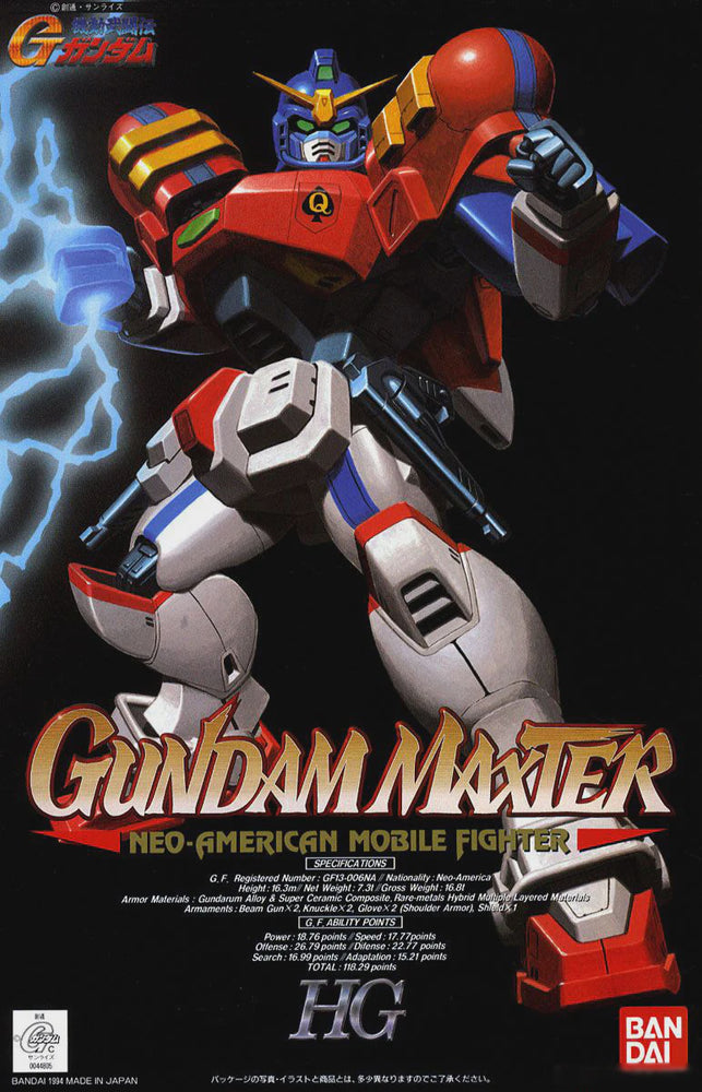 Bandai 1/100 GUNDAM MAXTER