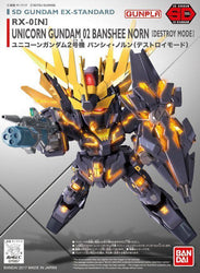 SD GUNDAM EXSTANDARD 015 UNICORN GUNDAM 02 BANSHEE NORN (DESTROY MODE)