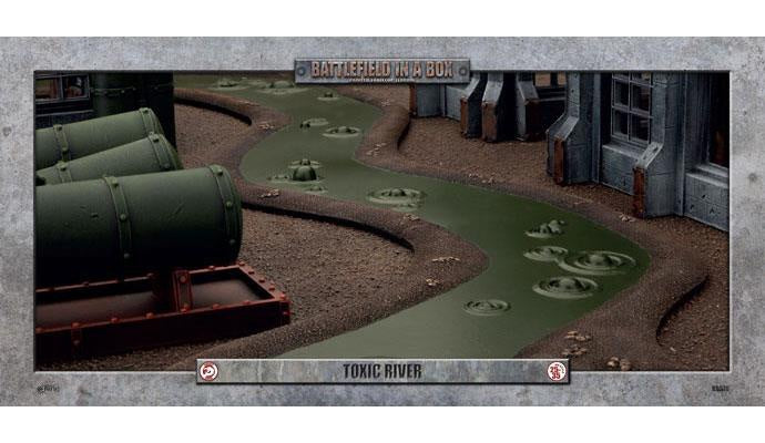 Battlefield in a Box: Toxic River (6ft) - 30mm
