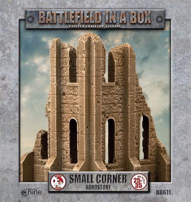 Battlefield in a Box: Gothic Battlefields - Small Corner - Sandstone