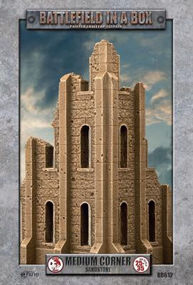 Battlefield in a Box: Gothic Battlefields - Medium Corner - Sandstone