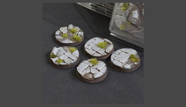 Gamers Grass: Bases: Temple Bases (Round 40mm (x5))