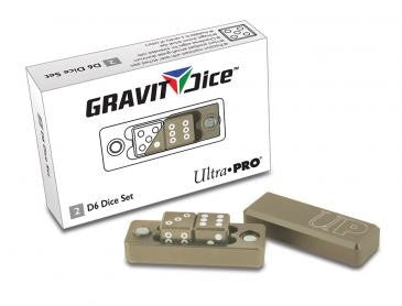 Ultra Pro Gravity Dice Precision 2x D6 Dice Set Desert