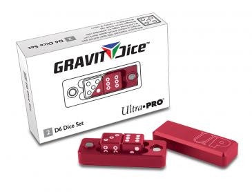 Ultra Pro Gravity Dice Precision 2x D6 Dice Set Crimson