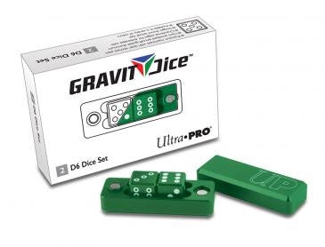 Ultra Pro Gravity Dice Precision 2x D6 Dice Set Emerald