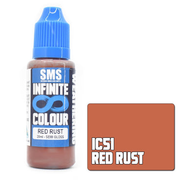 IC51 Infinite Colour RED RUST 20ml