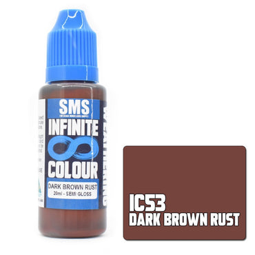 IC53 Infinite Colour DARK BROWN RUST 20ml