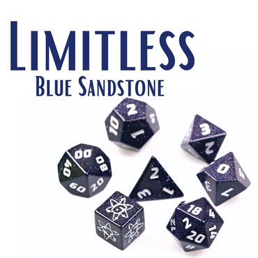 Level Up Dice - Limitless - Blue Sandstone - Retailer Exclusive