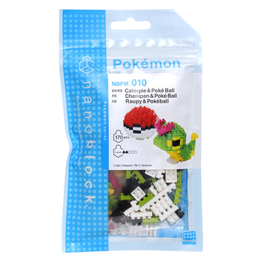NanoBlock (NBPM_010) - Pokemon collection - Caterpie & Pokeball
