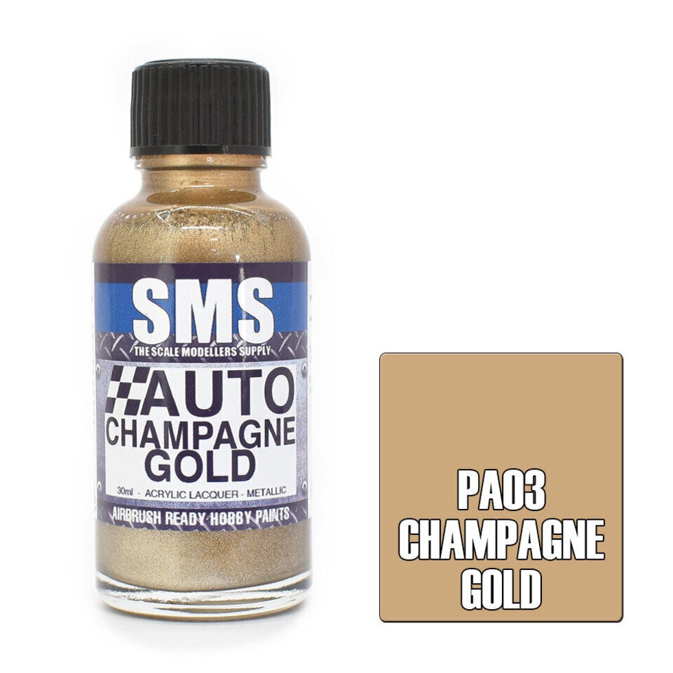 PA03 Auto Colour CHAMPAGNE GOLD 30ml
