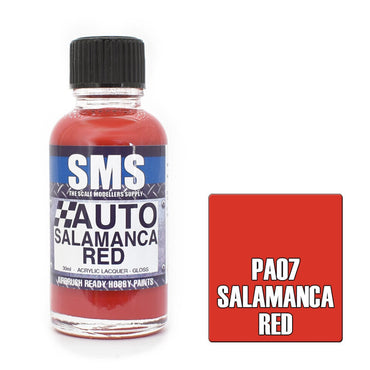PA07 Auto Colour SALAMANCA RED 30ml