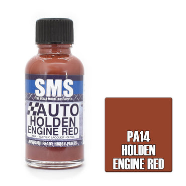 PA14 Auto Colour HOLDEN ENGINE RED 30ml