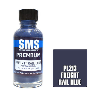 PL213 Premium Acrylic Lacquer FREIGHT RAIL BLUE 30ml