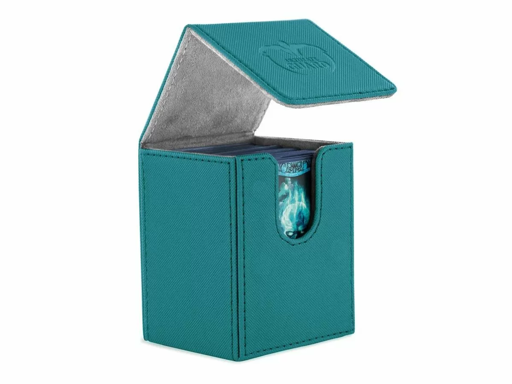 Deck Box Ultimate Guard Flip Deck Case 100+ Standard Size Petrol