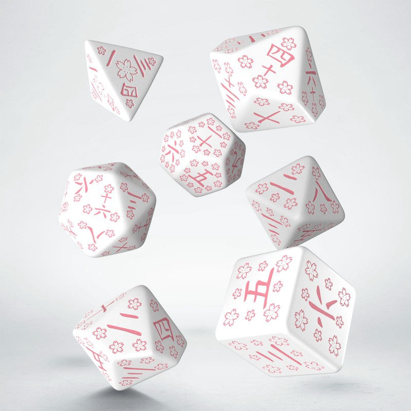 Japanese Dice Set - Cherry Blossoms Petals