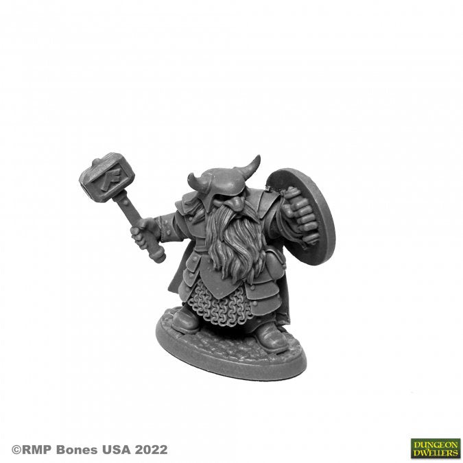 Reaper: Dungeon Dwellers: Borin Ironbrow, Dwarf Adventurer (plastic)