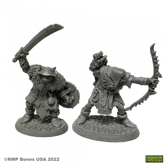 Reaper: Dungeon Dwellers: Orc Raiders (2) (plastic)