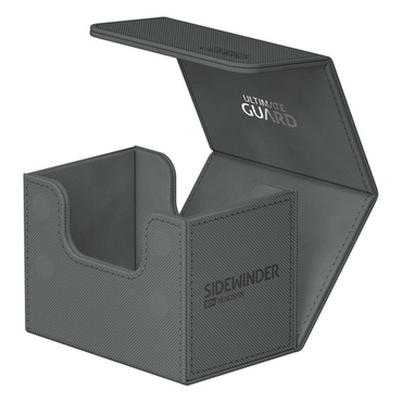 Ultimate Guard Sidewinder 80+ Xenoskin Monocolor Grey Deck Box