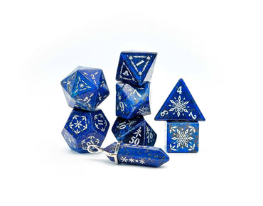 Level Up Dice -Snowflake Lapis Lazuli	 - Retailer Exclusive