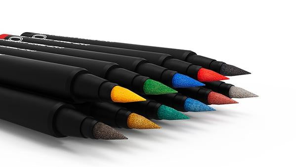 DSPIAE - MKM Soft Tipped Markers - Color MKM-05 Metallic Green - Metallic Series