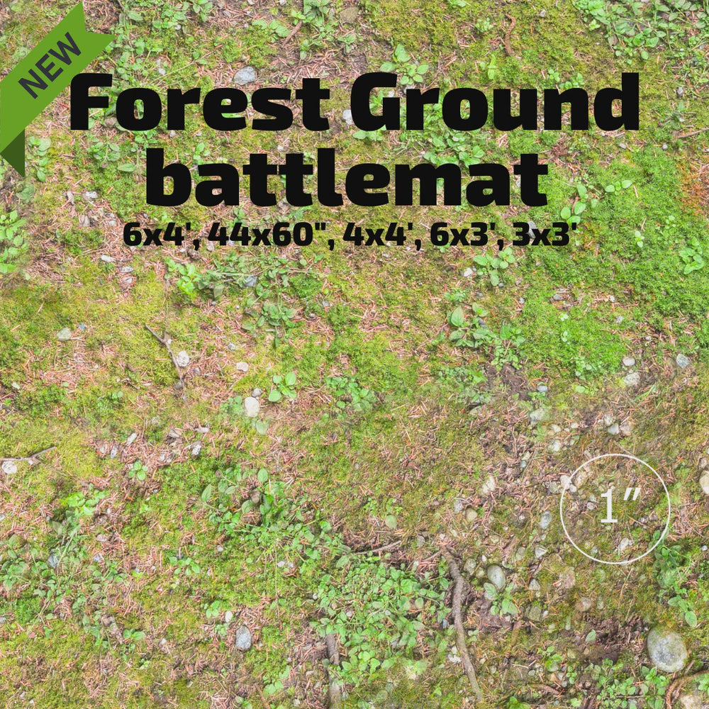 Forest Battlemat - 3'x3