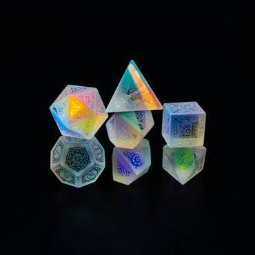 Level Up Dice -Stained Holographic Glass - Retailer Exclusive