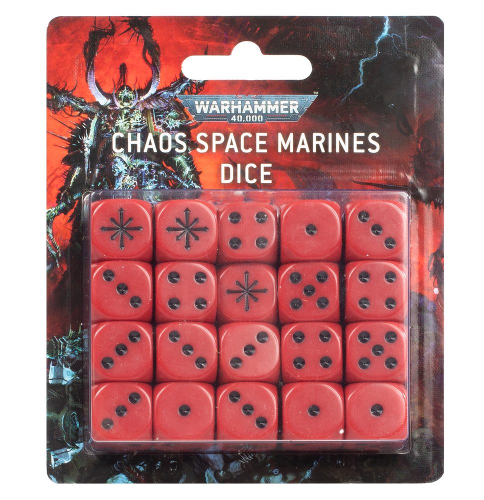 86-62 WARHAMMER 40000:CHAOS SPACE MARINES DICE