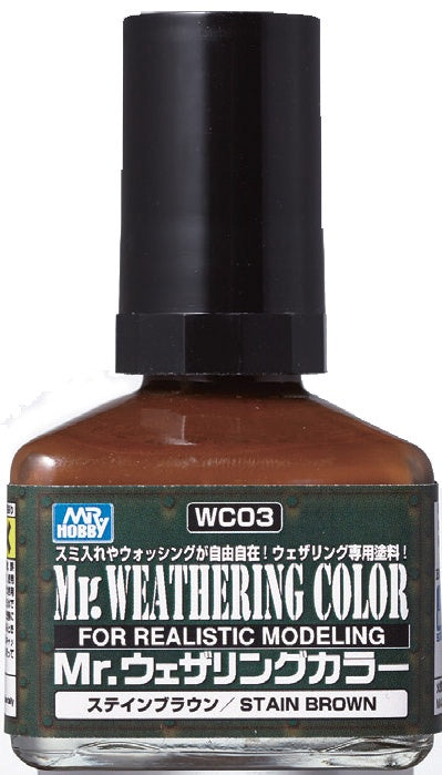 Mr Weathering Color Stain Brown WC03