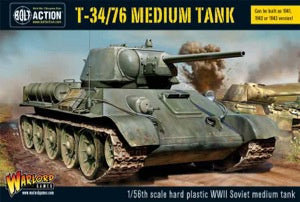 Bolt Action - Soviet T34/76 medium tank plastic boxed set