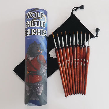 Wolf Bristle Brush Set - By Chronical RPG