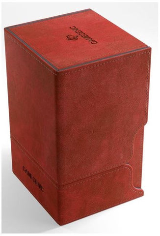 Gamegenic Watchtower Holds 100 Sleeves Convertible Deck Box Red