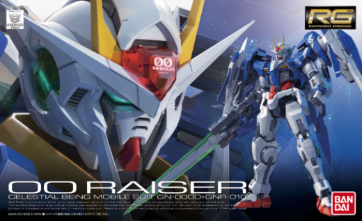 Bandai RG 1/144 GN-0000+GNR-010 00 Raiser Gundam