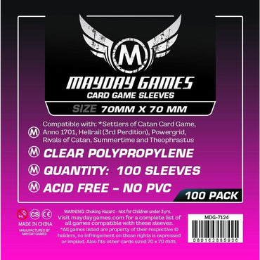 Mayday - Small Square Card Sleeves (Pack of 100) - 70 MM X 70 MM