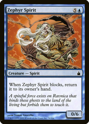 Zephyr Spirit [Ravnica: City of Guilds]