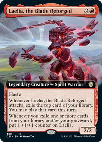 Laelia, the Blade Reforged (Extended Art) [Commander 2021]