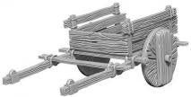 Deep Cuts Unpainted Miniatures: 2 Wheel Cart