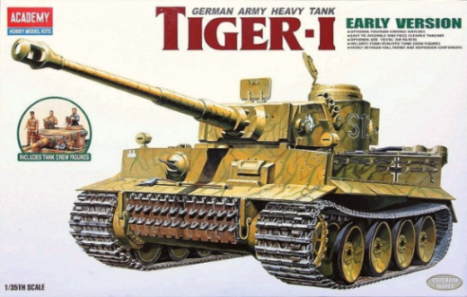 Academy 1/35 Tiger 1 Early Version Ext. Model 13264 Plastic Model Kit