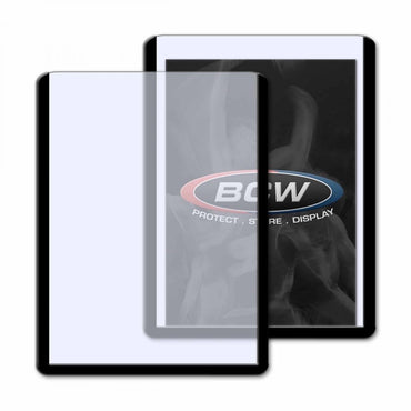 BCW Toploader Card Holder Border Black (3" x 4") (25 Holders Per Pack)