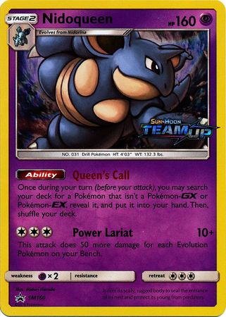 Nidoqueen (SM160) (Staff) [Sun & Moon: Black Star Promos]