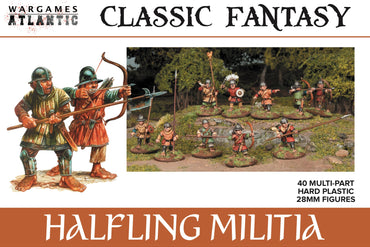Halfling Militia - 40x 28mm Classic Fantasy - Wargames Atlanic