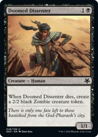 Doomed Dissenter [Game Night: Free-for-All]