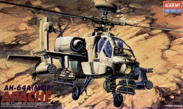 Academy 1/48 AH-64A Apache 12262 Plastic Model Kit