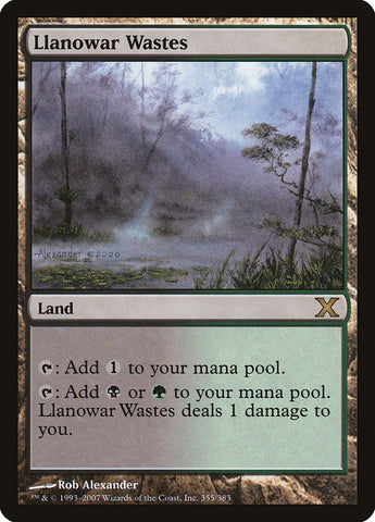 Llanowar Wastes [Tenth Edition]