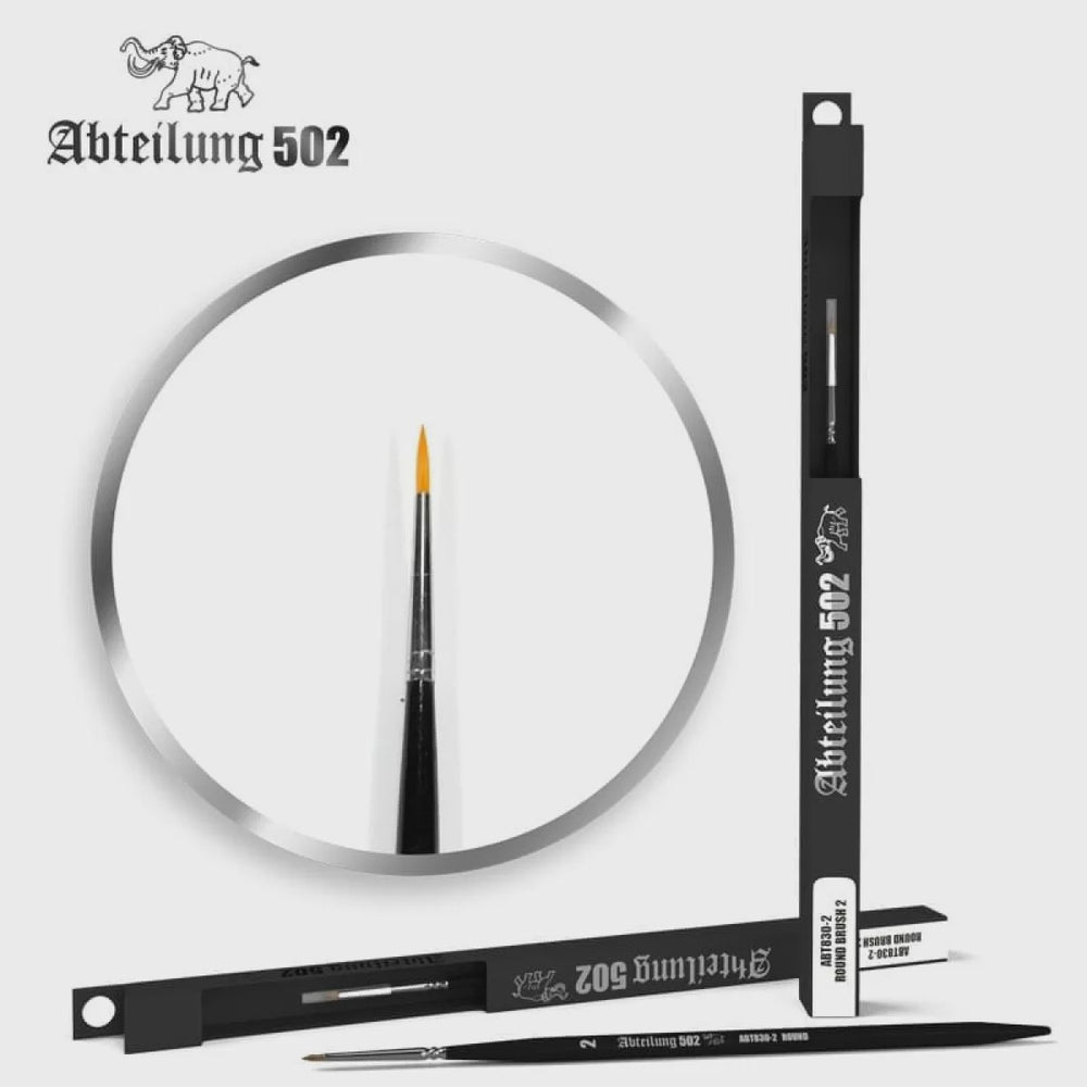 AK Interactive Abteilung 502 Deluxe Brushes - Round Brush 2