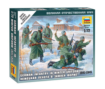 Zvezda 6198 1/72 German Infantry (Winter Uniform) Plastic Model Kit