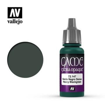 Vallejo Game Colour Extra Opaque Heavy Blackgreen 17 ml